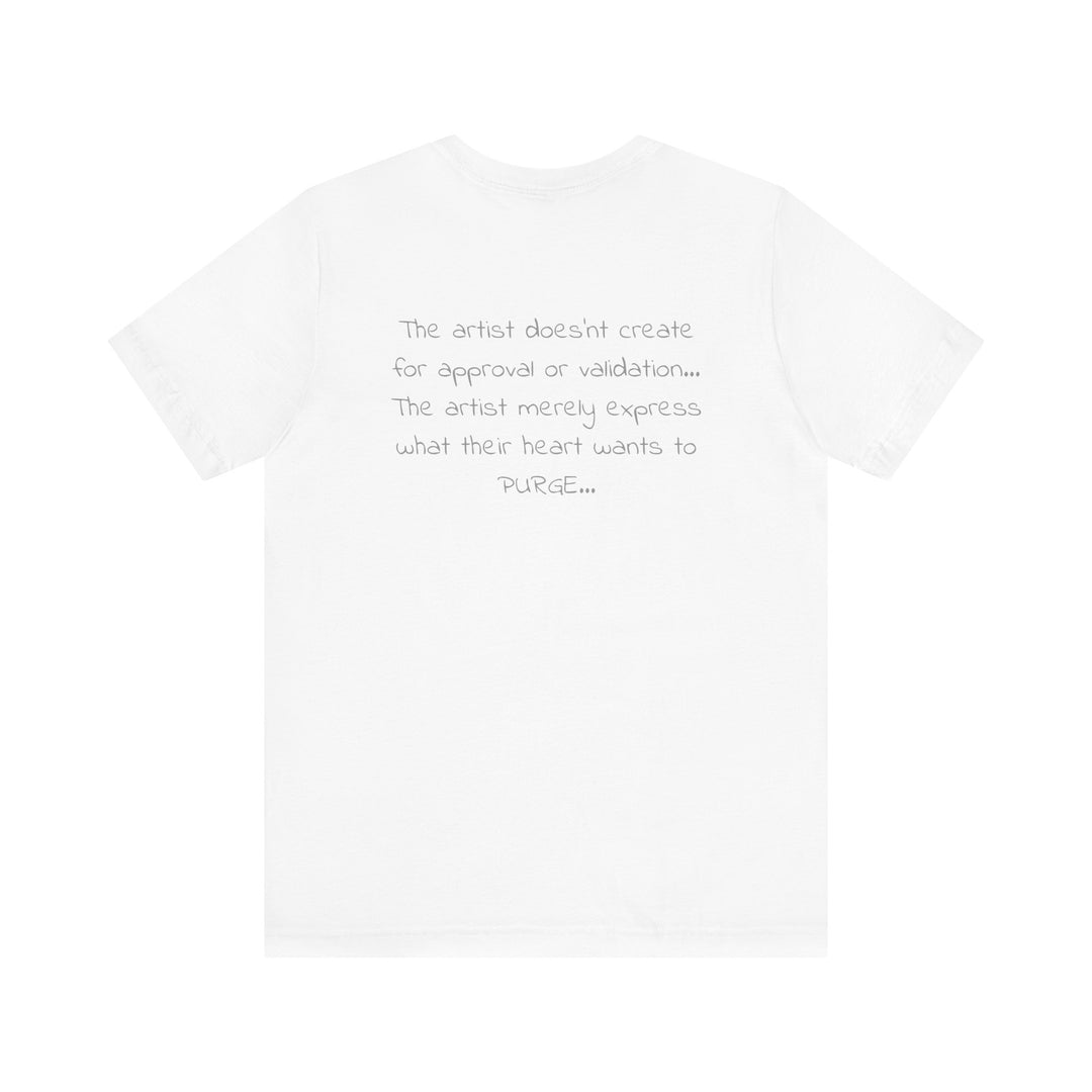 Tee-Shirt, Silencio,(grey) front print