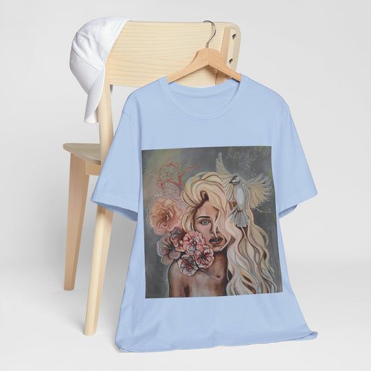 Tee-Shirt, Mira flores, front print