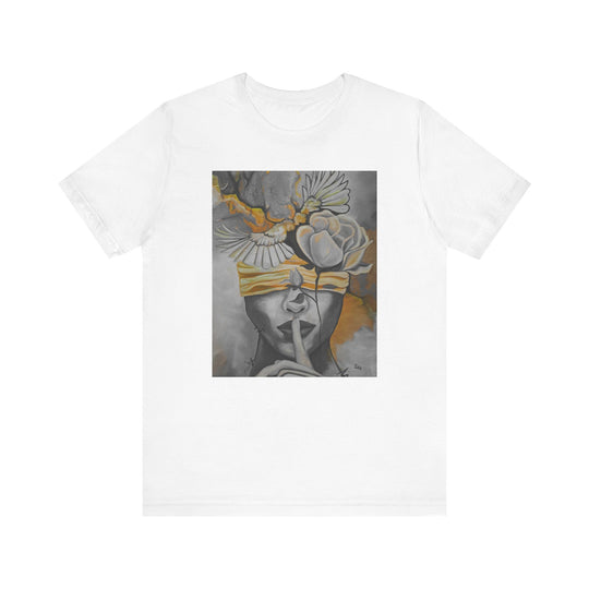 Tee-Shirt, Silencio,(grey) front print