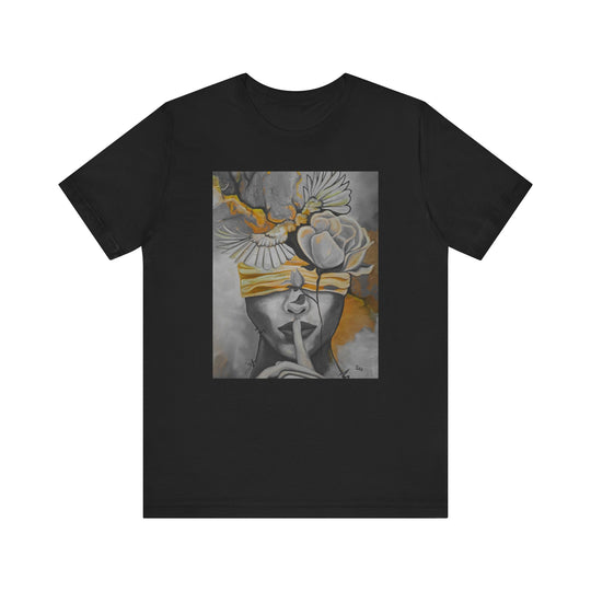 Tee-Shirt, Silencio,(grey) front print