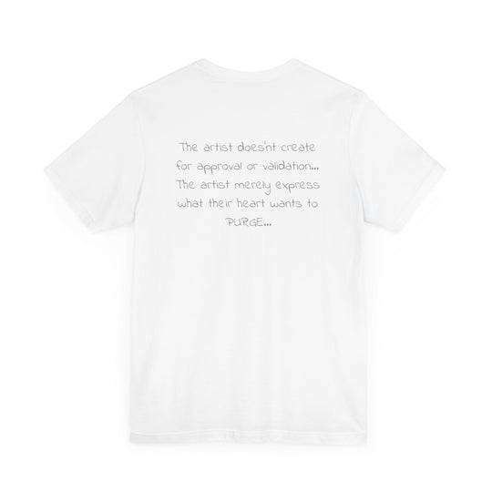 Tee-Shirt, Silencio,(grey) front print