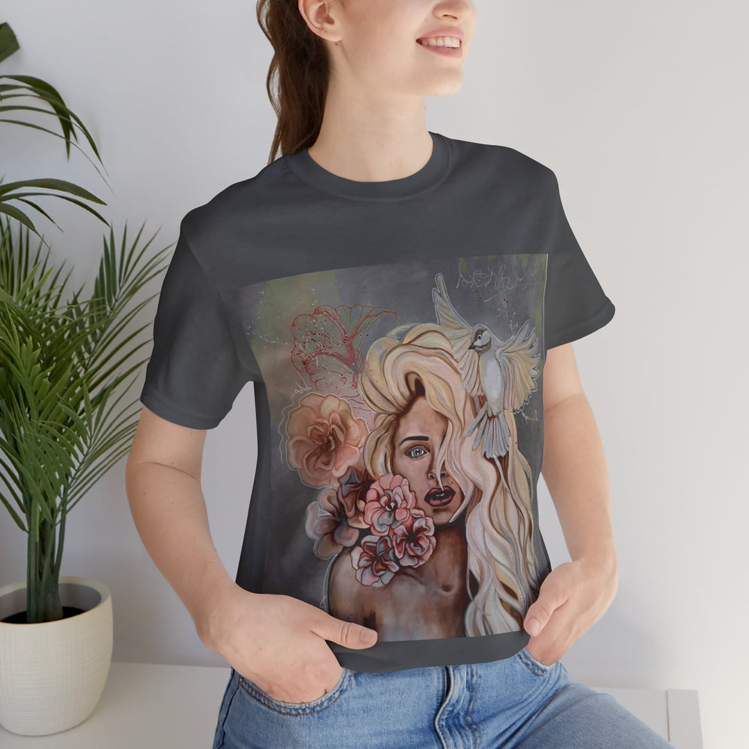 Tee-Shirt, Mira flores, front print