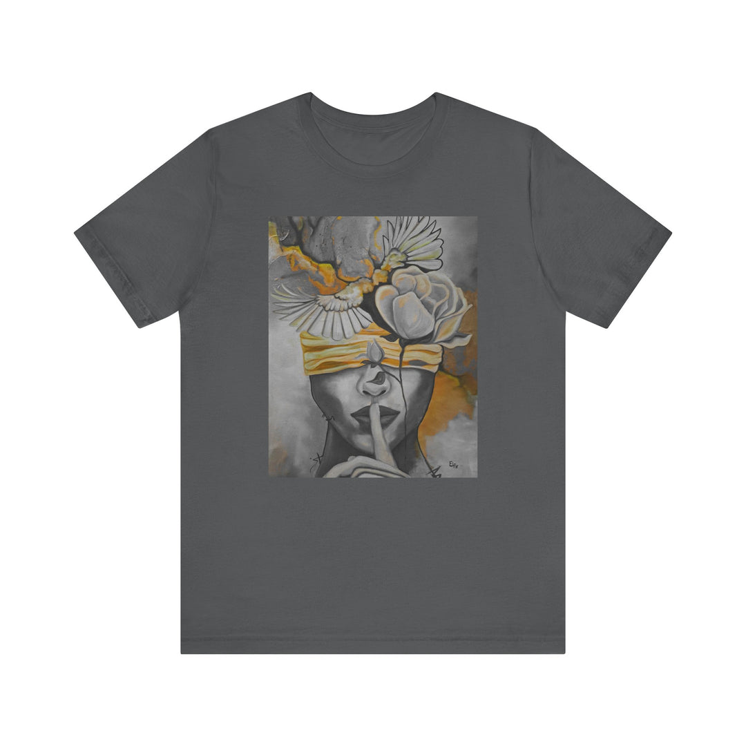 Tee-Shirt, Silencio,(grey) front print