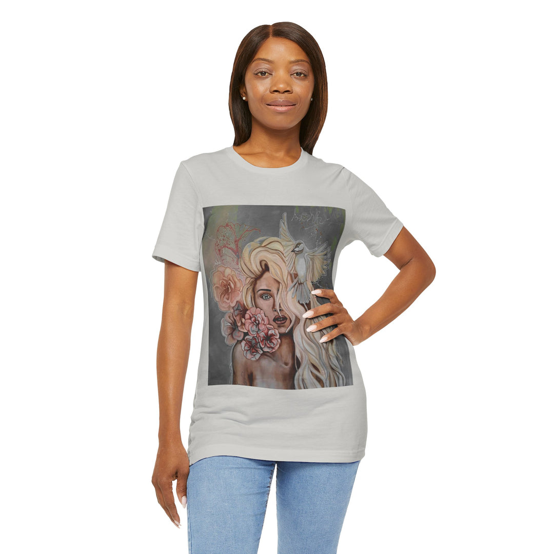 Tee-Shirt, Mira flores, front print