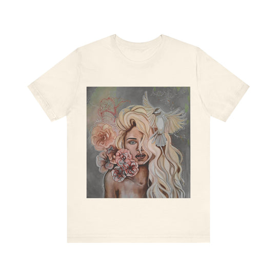 Tee-Shirt, Mira flores, front print