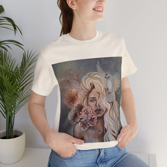 Tee-Shirt, Mira flores, front print