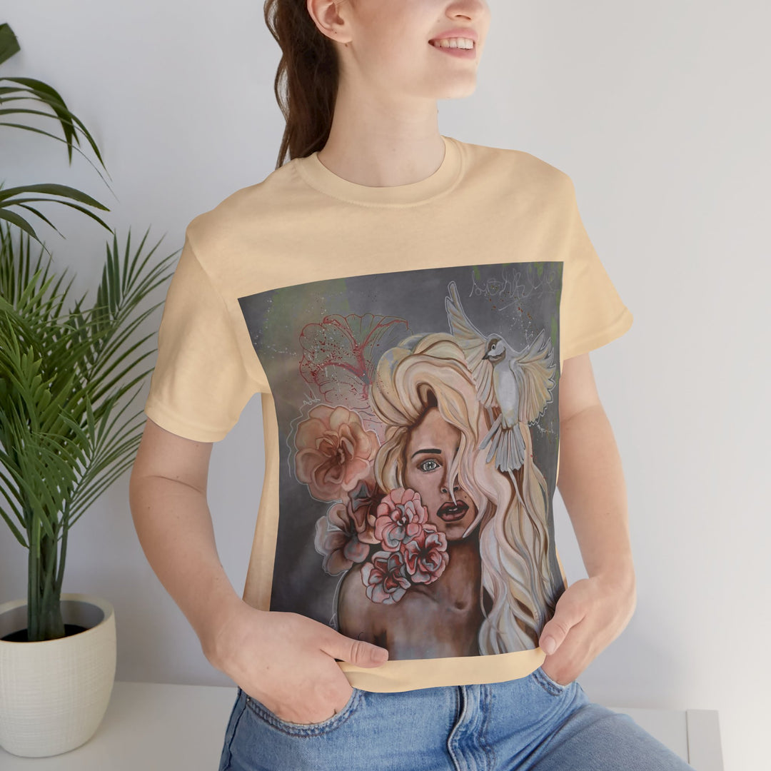 Tee-Shirt, Mira flores, front print