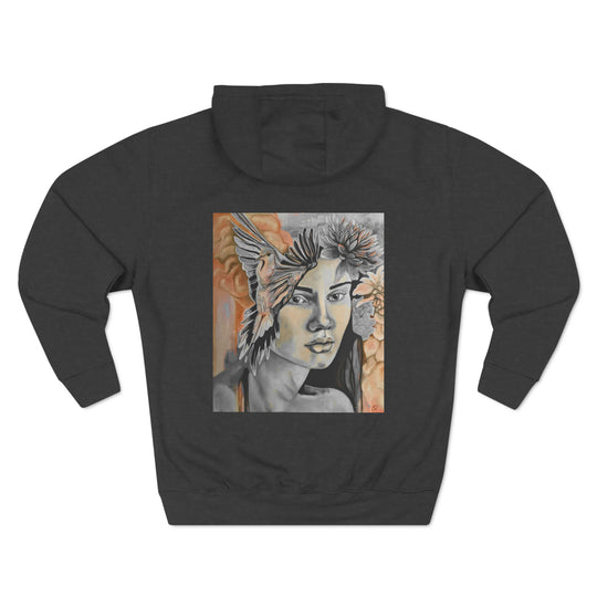 Three-Panel Fleece Hoodie