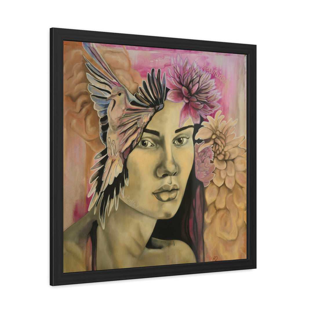 Framed Fine print art (Serenidad)