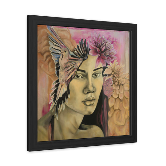 Framed Fine print art (Serenidad)