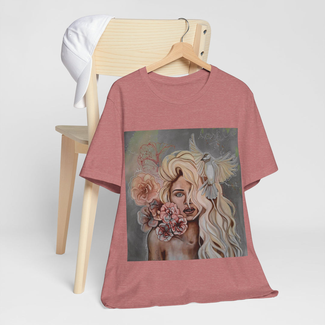 Tee-Shirt, Mira flores, front print