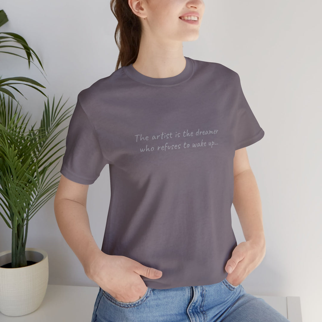 Tee-Shirt, Equilibrio grey, Back print