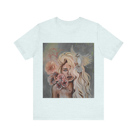 Tee-Shirt, Mira flores, front print