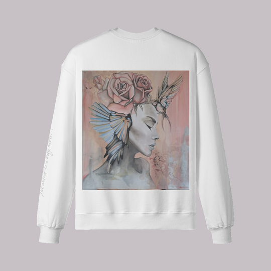 Crew neck ( Mientras Moria) back print