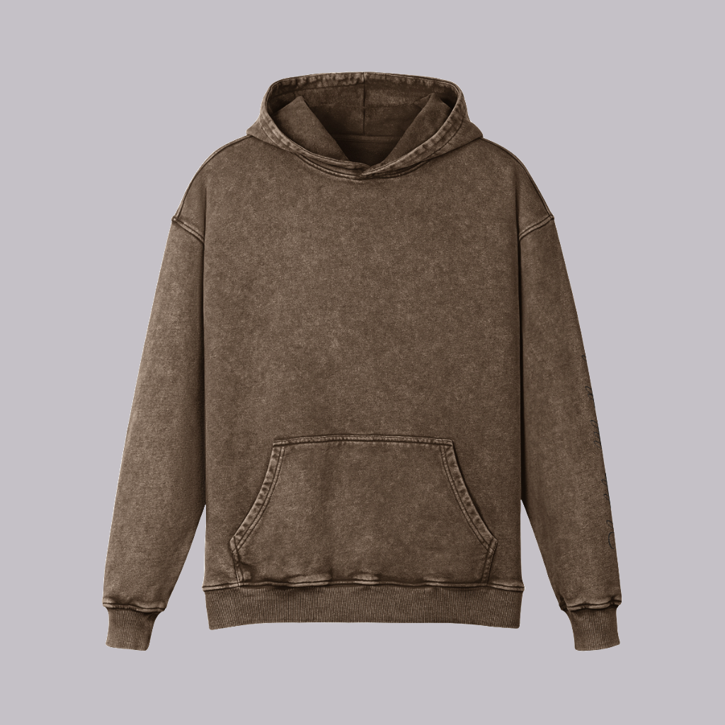 Hoodies freya back print washed style