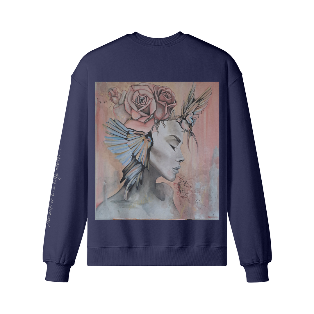 Crew neck ( Mientras Moria) back print