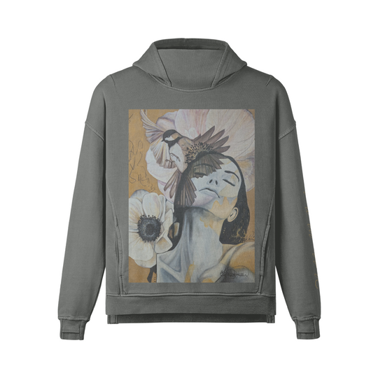 Hoodies (Equilibrio) oversize turtle neck