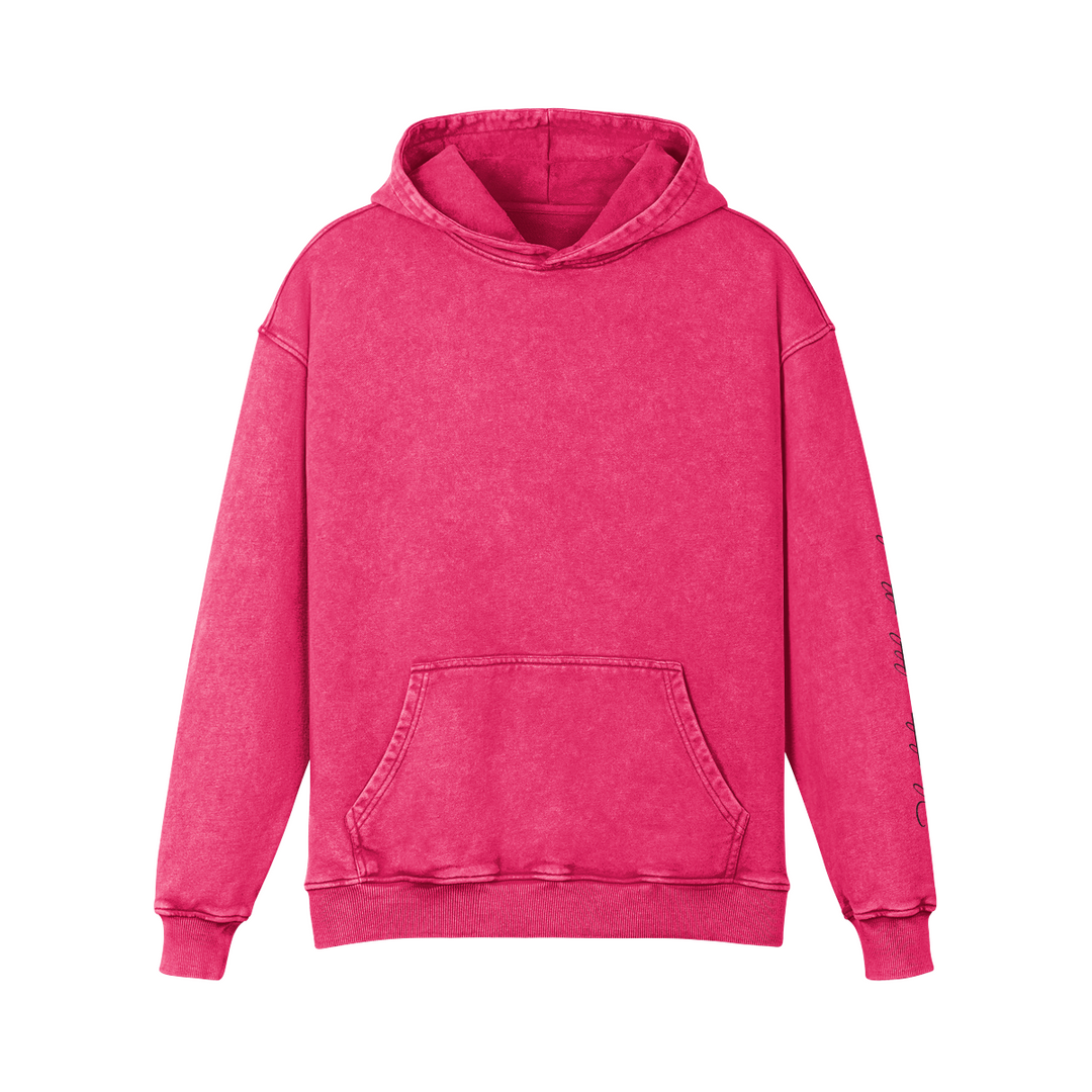 Hoodies freya back print washed style