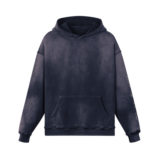 Hoodies Hel back print washed style